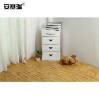 安赛瑞 泡沫拼接地垫 木纹拼块地垫套装防滑地垫 60×60cm 4片装 道馆武术摔跤脚垫 黄色木纹 27254