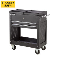 史丹利(STANLEY)2层抽屉工具车 推车移动收纳工具柜车间汽车美容维修 94-539-23