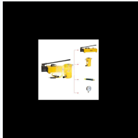 易尔拓 单作用重载千斤顶液压缸手动泵套装 YT-YB-55601 50T-本体212mm-行程100mm-3m液压管