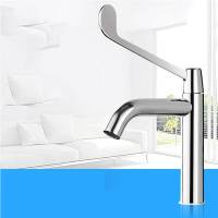 册宣 铜长柄肘开单冷龙头 菜盆龙头 cx-252