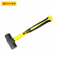 波斯(BOSI)纤维柄八角锤大锤方头锤砸墙拆墙工具石工锤多功能锤铺地砖锤 BS351902(3LB)