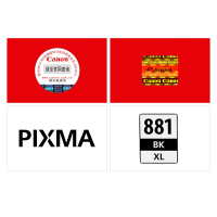 佳能(Canon) CLI-881 XL BK 大容量照片黑色墨盒
