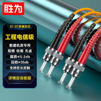 胜为 FMC-202电信级光纤跳线 ST-ST/UPC 多模双芯 62.5/125低烟无卤光纤尾纤3米