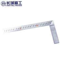 长城精工 系列锌合金座不锈钢角尺300mm130130