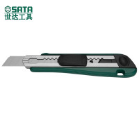 世达(SATA)18mm工业级金属美工刀壁纸刀裁纸刀墙纸刀锌合金不锈钢刀架93430