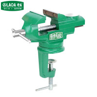 老A(LAOA)LA159025 工作台钳迷你小钳台台虎钳桌虎钳焊接辅助夹工具2.5英寸