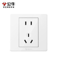 公牛(BULL)开关插座 G07系列 10A五孔插座86型插座面板 白色G07Z223S