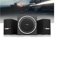 漫步者 R303BT 大功率2.1低音炮 全木质蓝牙音箱 音响 多媒体音箱 电脑音箱 黑色