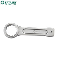 世达(SATA)五金工具 快速敲击梅花扳手单头套头扳手扳子27-120mm 48521(规格70mm)