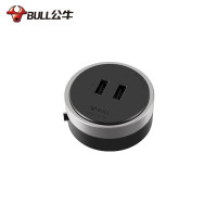 公牛(BULL) 轨道插座 无线插排 银色盒装适配器GSU