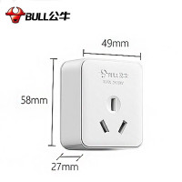 公牛 GN-Z2明装插座扁三孔插头10A