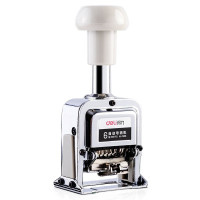 得力(deli) 7506自动号码机 多位打码机 财务银行打号机