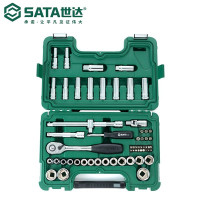世达(SATA)维修60件 12.5MM 扳手组套汽修修车工具箱套装组合09007