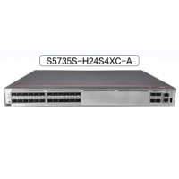 华为 S5735S-H24S4XC-A 数通智选万兆交换机24口千兆光口+4口万兆光三层核心光纤企业网络交换器