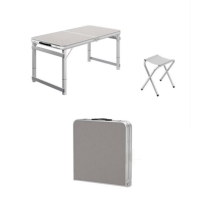 顺优 户外折叠桌椅套装烧烤桌便携式桌子野餐桌一桌四椅 SY-0102