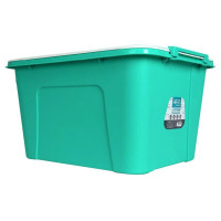 茶花 悦巧收纳箱绿色 28103 35L 绿色 1 个 整理箱 储物箱 收纳盒 置物箱 收纳箱