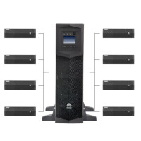 华为UPS2000-G-20KRTL(含华为240V电池包*8) 满载延时32分钟 UPS不间断电源20KVA/18KW