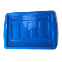 安赛瑞 加厚型塑料物流周转箱盖(1个装)蓝色 外尺寸550×420mm 10281