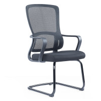 悦山 商务办公椅透气网椅职员椅弓字脚 600*585*1020mm 公差±5cm