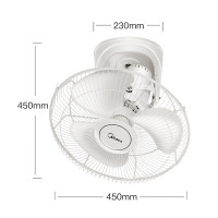 美的 FD40-11A 白带原装调速器三叶大风360度摇头电风扇