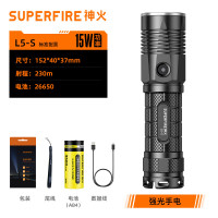 神火 L5-S强光手电筒定做 LED远射户外骑行USB充电 1套