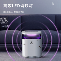 榄菊灭蚊灯家用吸入式三档定时灭蚊器卧室诱蚊子捕蚊吸蚊灯 光感智能吸入式 WDGF-01A