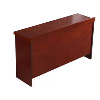 铭祖MZ-Z-19会议桌长条桌课桌双人会议桌油漆贴木皮主席台培训桌红棕色1200*400*760(张)公差±3cm