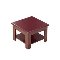 铭祖MZ-CJ-04茶几客厅家用小户型茶几办公室茶几正方形双层现代简约小茶几方几60*60*45cm(个) 公差±3cm