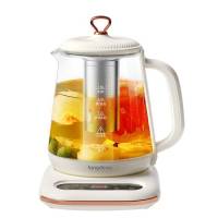 龙的(longde)养生壶迷你玻璃花茶壶煮茶器 烧水壶电水壶 LD-YS1601