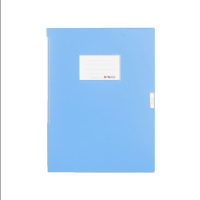 晨光(M&G)经济型档案盒塑料耐用牢固粘扣 A4文件盒资料盒 背宽20mm 蓝色 2个装 ADM94812