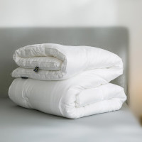 桂月乔舒暖柔软纤维被 四季通用被子被芯1.5*2米 白