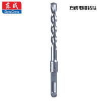 东成冲击电锤钻头方柄四坑混凝土打孔穿墙合金钻头单支装 22x500mm