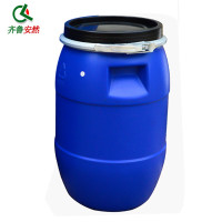 齐鲁安然 法兰桶 酿酒 铁箍桶 抱箍桶 圆桶废液桶泔 水桶 化工桶 法兰桶蓝色 30升