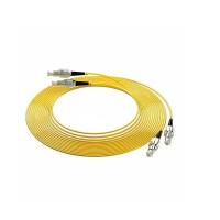 烽火通信 单模双芯光纤跳线 FC-FC-1M 黄色 光纤连接线 光纤线缆 SC跳线 光纤跳线