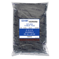CHS长虹扎带塑料自锁式尼龙扎带3*100 (1000条/包)黑