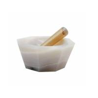 I-QUIP/芯硅谷 浅型玛瑙研钵(带研磨棒) A2239-105mm-1EA 内径85mm 外径105mm内深25mm