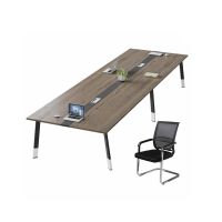 嘉航 会议桌3米+10把椅子 HB1 1套 会议桌椅 会议室桌子 会议台 长桌 会议桌