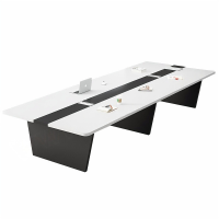 嘉航 会议桌4米不含椅 HYZ-34 尺寸4000×1500×750mm 1张 公差±20mm