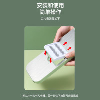 益美洁切菜神器擦丝器刨丝器厨房土豆丝切片机切丝器 3刀+护手器(个)