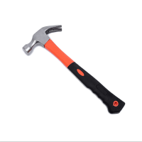 鲁威0.75K多功能锤子郎头铁锤镜面连加重款0.75KG包塑柄羊角锤 (个)
