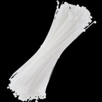 永达YDSL自锁式尼龙扎带捆扎带塑料扎线带白色7.6*450mm 100根/包