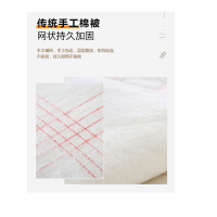 册宣 棉絮棉被褥子床垫被棉花铺被 200*90cm (±3CM/4斤重)