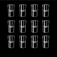 青苹果 12只白酒杯套装家用玻璃酒杯 10ML[12只聚会装]