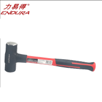力易得 八角锤榔头砸墙八角锤头重型铁锤工地砸墙锤健身大锤软把二锤手锤8P 1把
