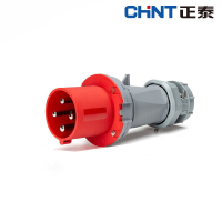 正泰NTC1-463P6h/415V 航空插头IP44工业插座 63a公母对接连接器防水 插头-四芯63A