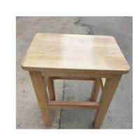 仓迪 实木方凳高板凳家用凳子 27*37*45cm±5cm 单人凳