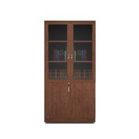 国景 G-MY1902U文件柜资料柜落地储物柜木制文件柜 胡桃木色 800*400*2000mm(±5cm)