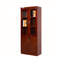 宏七家具 油漆木皮两门文件柜 木制文件柜 80*40*200cm(±5cm)