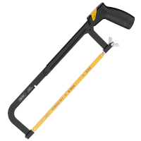 得力 手锯可调式钢锯架家用小型手工木工锯带锯条