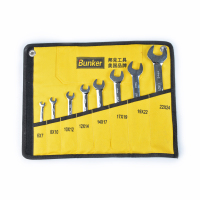邦克 Cr-v镜面呆扳手8件组套BK-204701 6-24mm